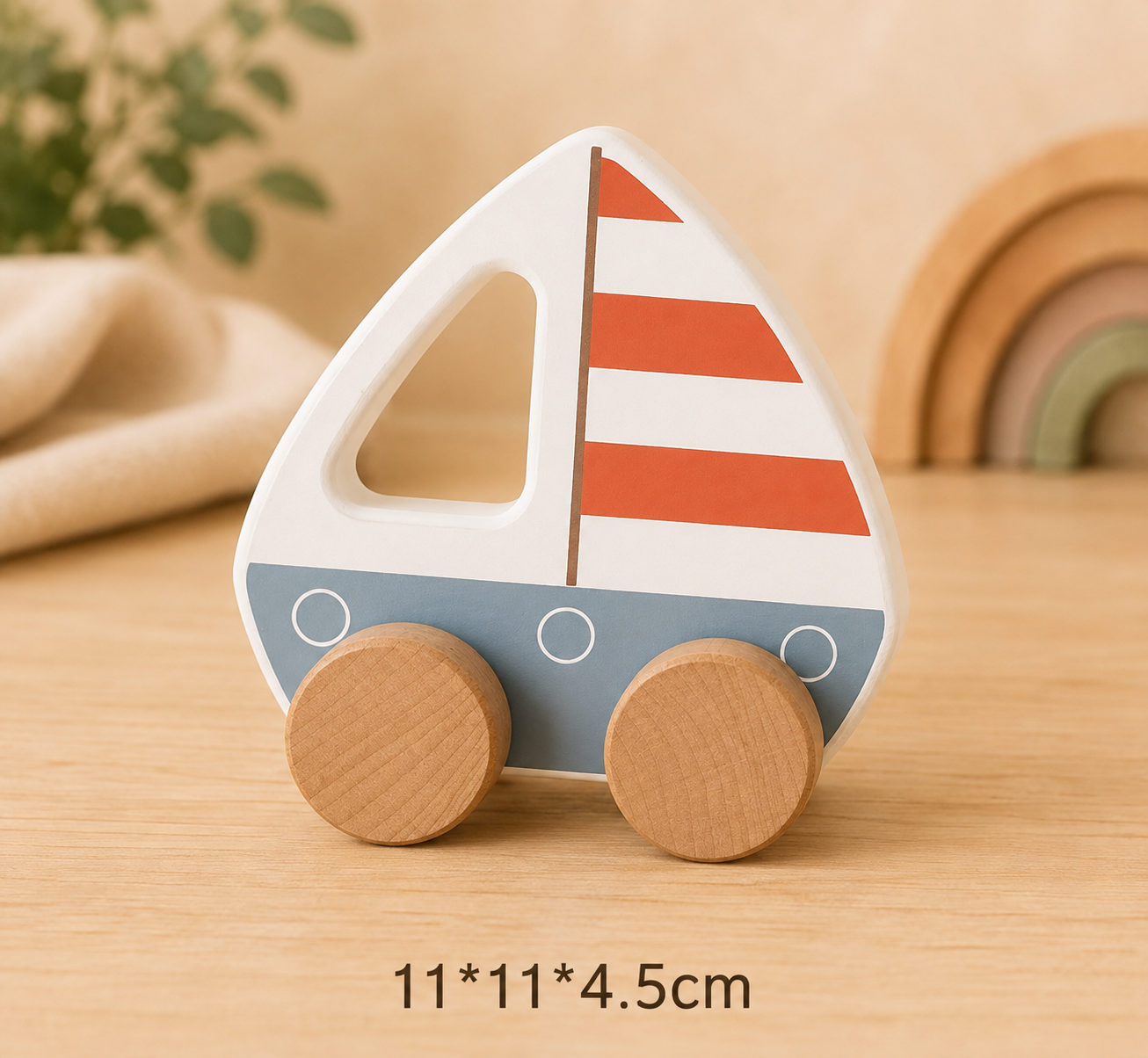 Little Explorers Wooden Vehicle Set