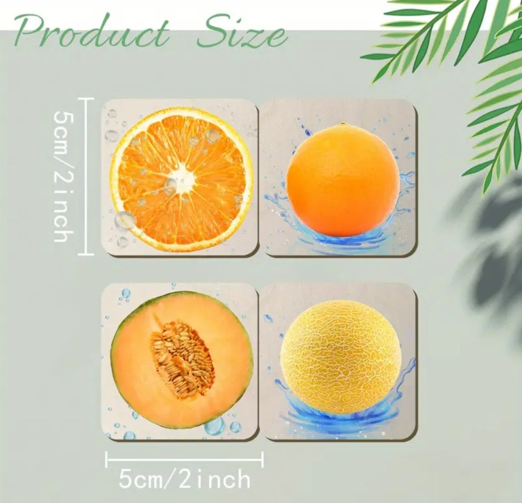 Wooden Fruits Memory Game – Montessori Matching Cards for Toddlers