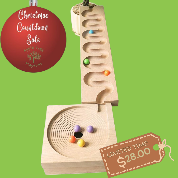 Christmas Countdown Sale Price! 🎅 Wooden Marble Run Track