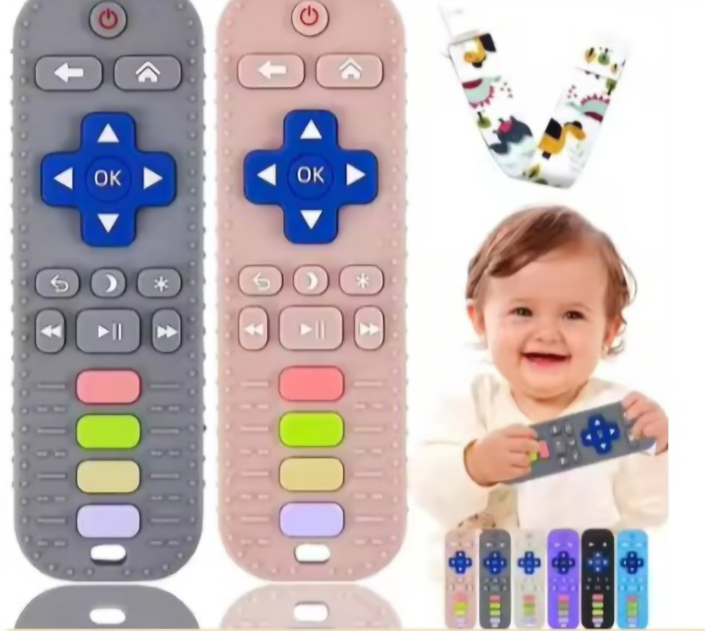 Silicone Remote & Game Controller Teethers
