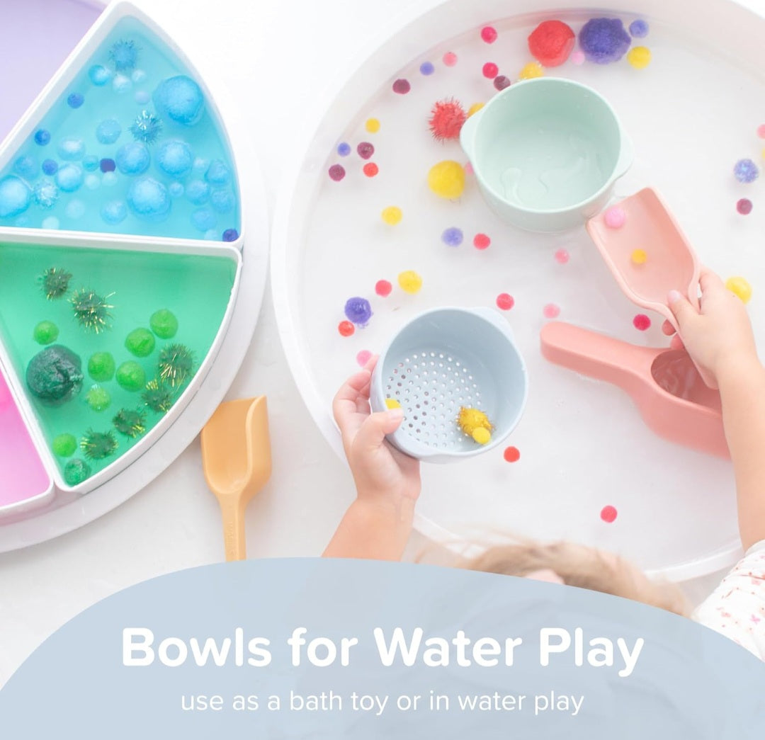 Messeage Us About a Bundle that includes our PlayTray & All Tools! Sensory Bin with Lid and Removable Inserts - Play Tray