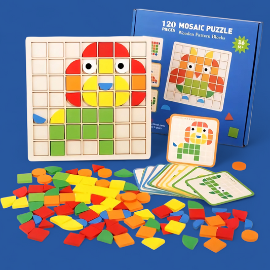 Pattern Block Mosaic Learning Set