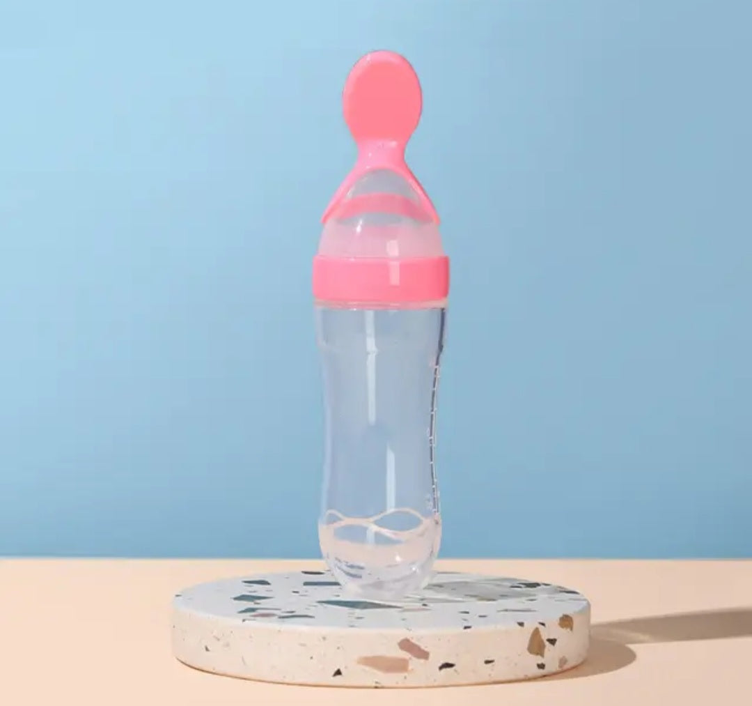 Silicone Baby Food Feeder Spoons – 3 Pack (3 oz)