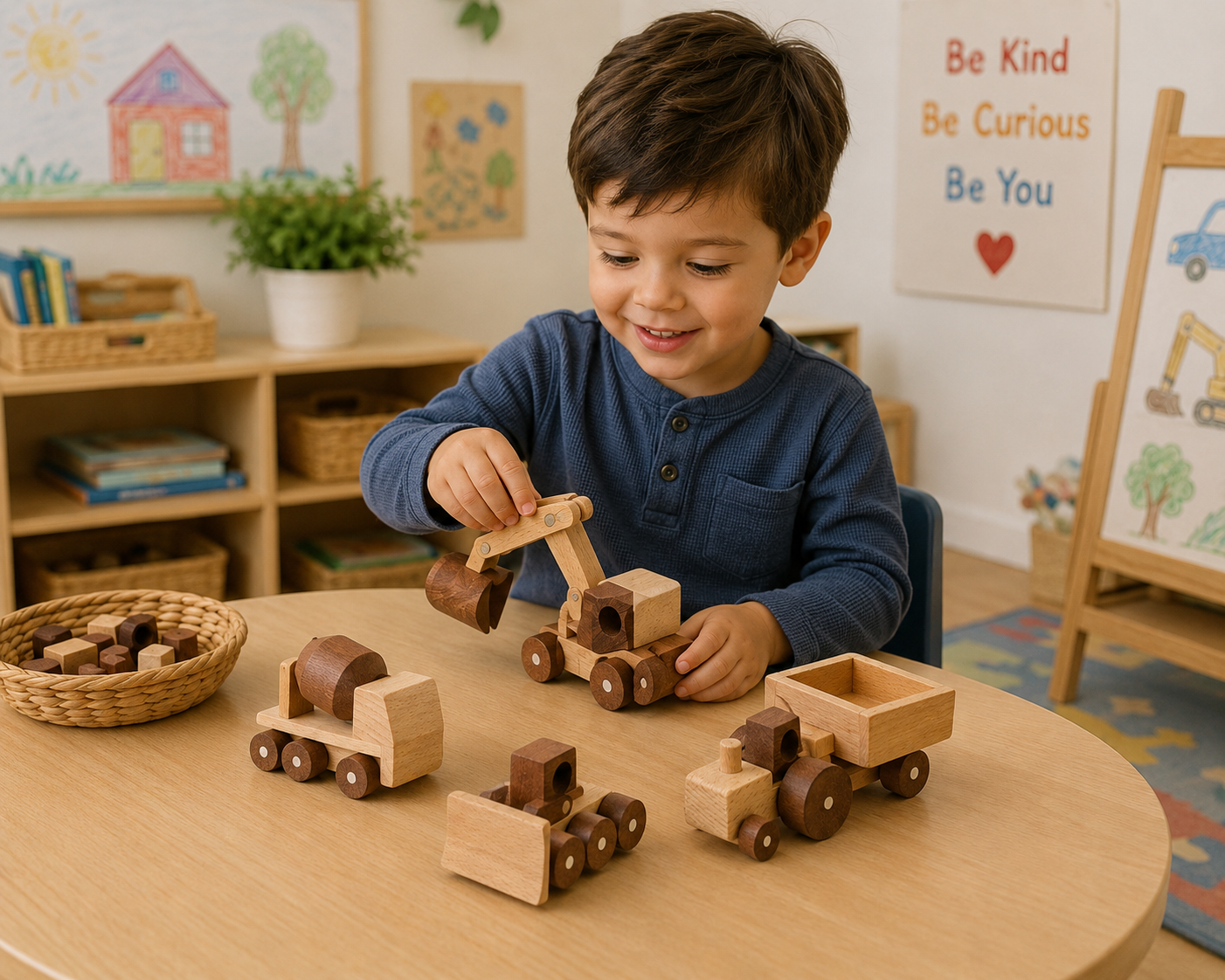 Wooden Construction & Community Vehicles Collection
