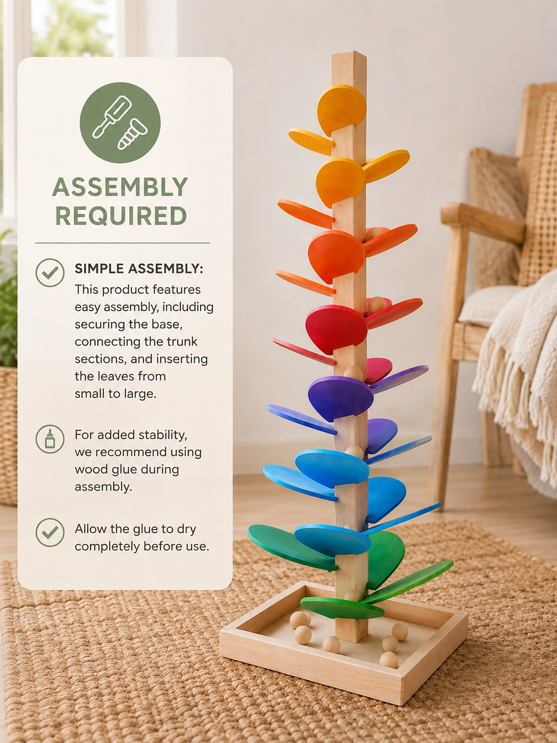 Wooden Music Tree Toy (Large)