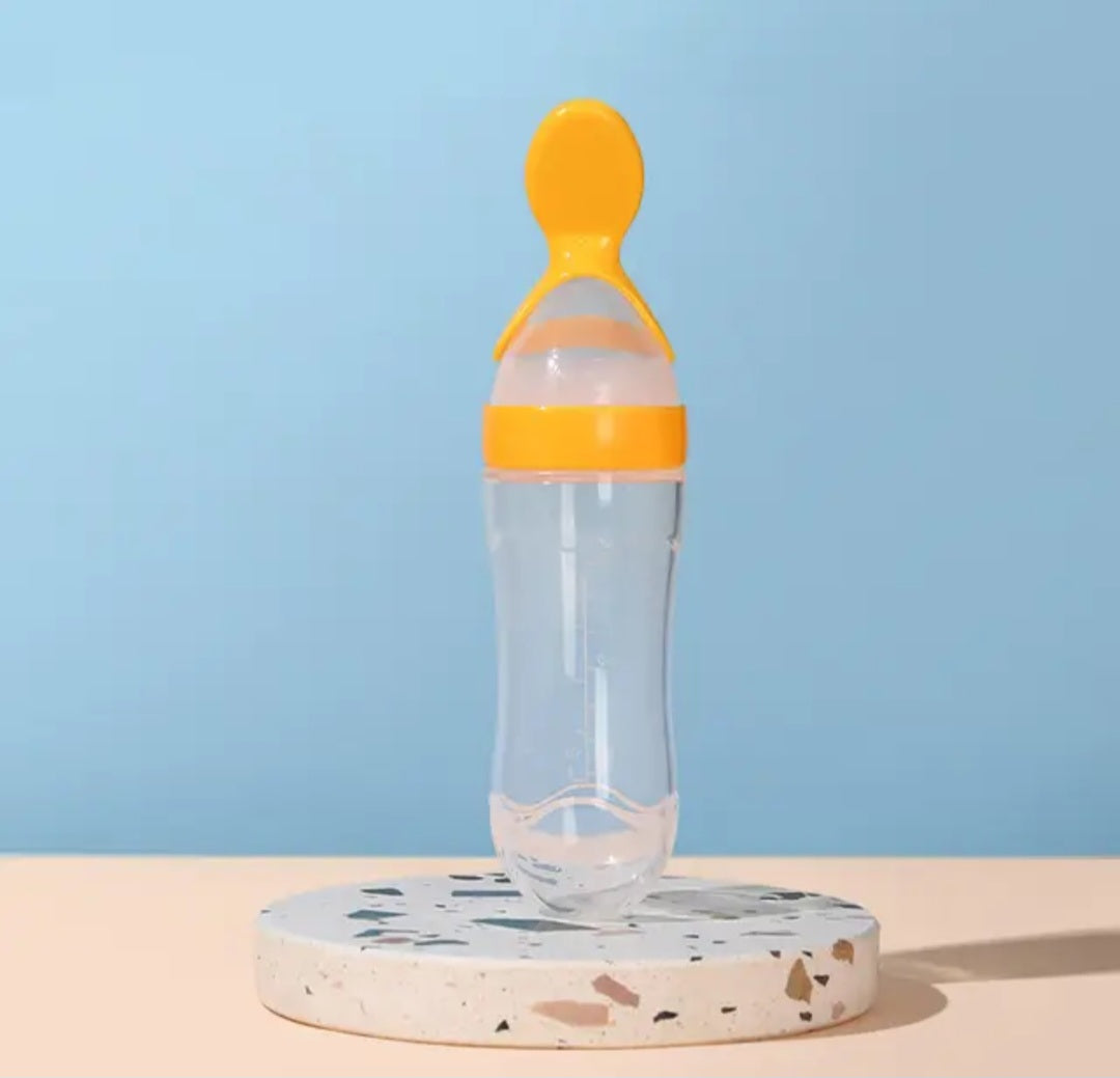 Silicone Baby Food Feeder Spoons – 3 Pack (3 oz)