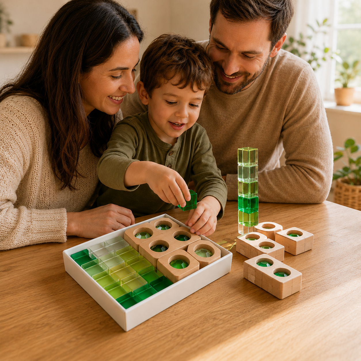 Color Light Play Gem Block Set