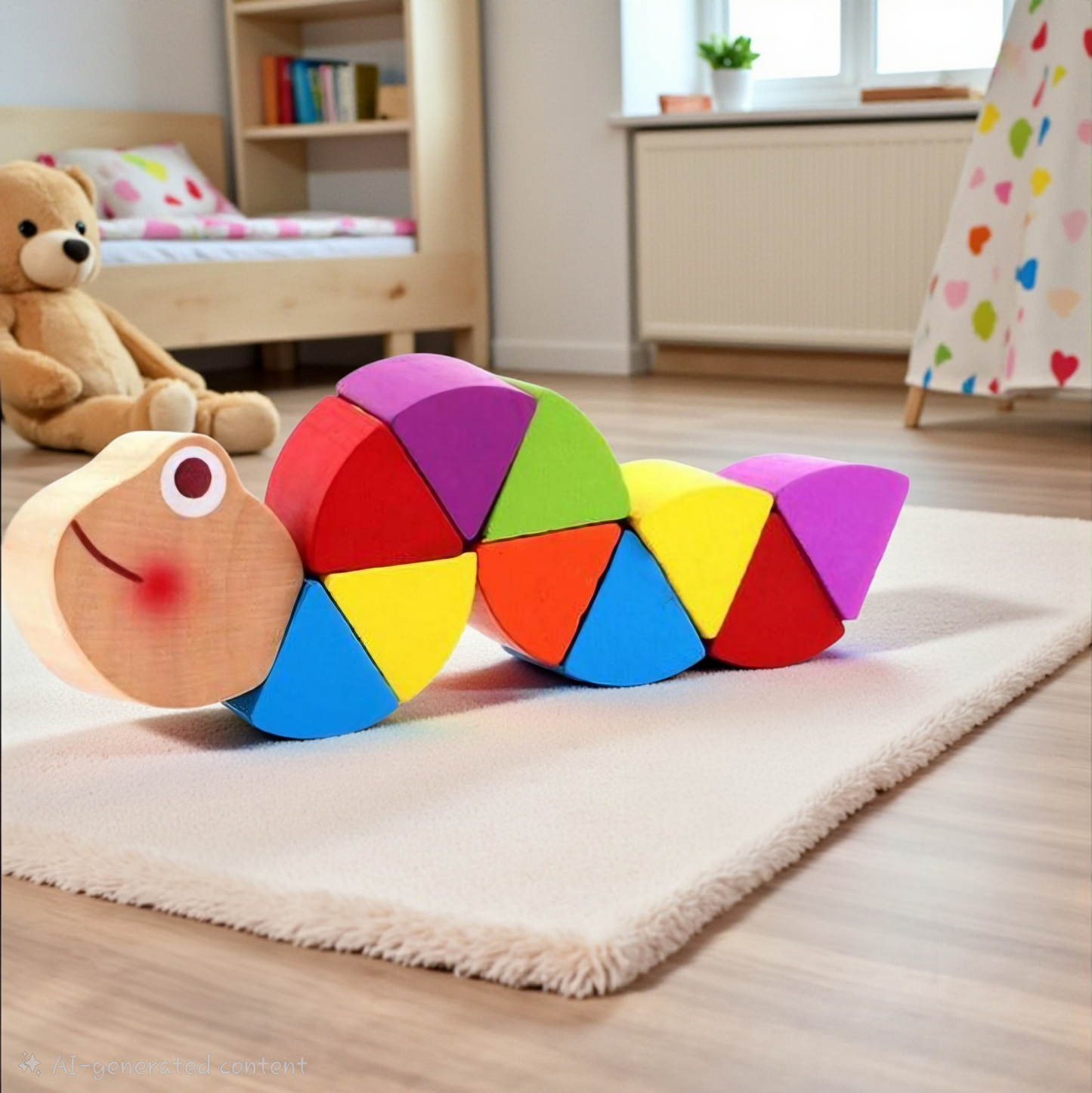 Wooden Twist & Turn Crocodile & Caterpillar Fidget Toy