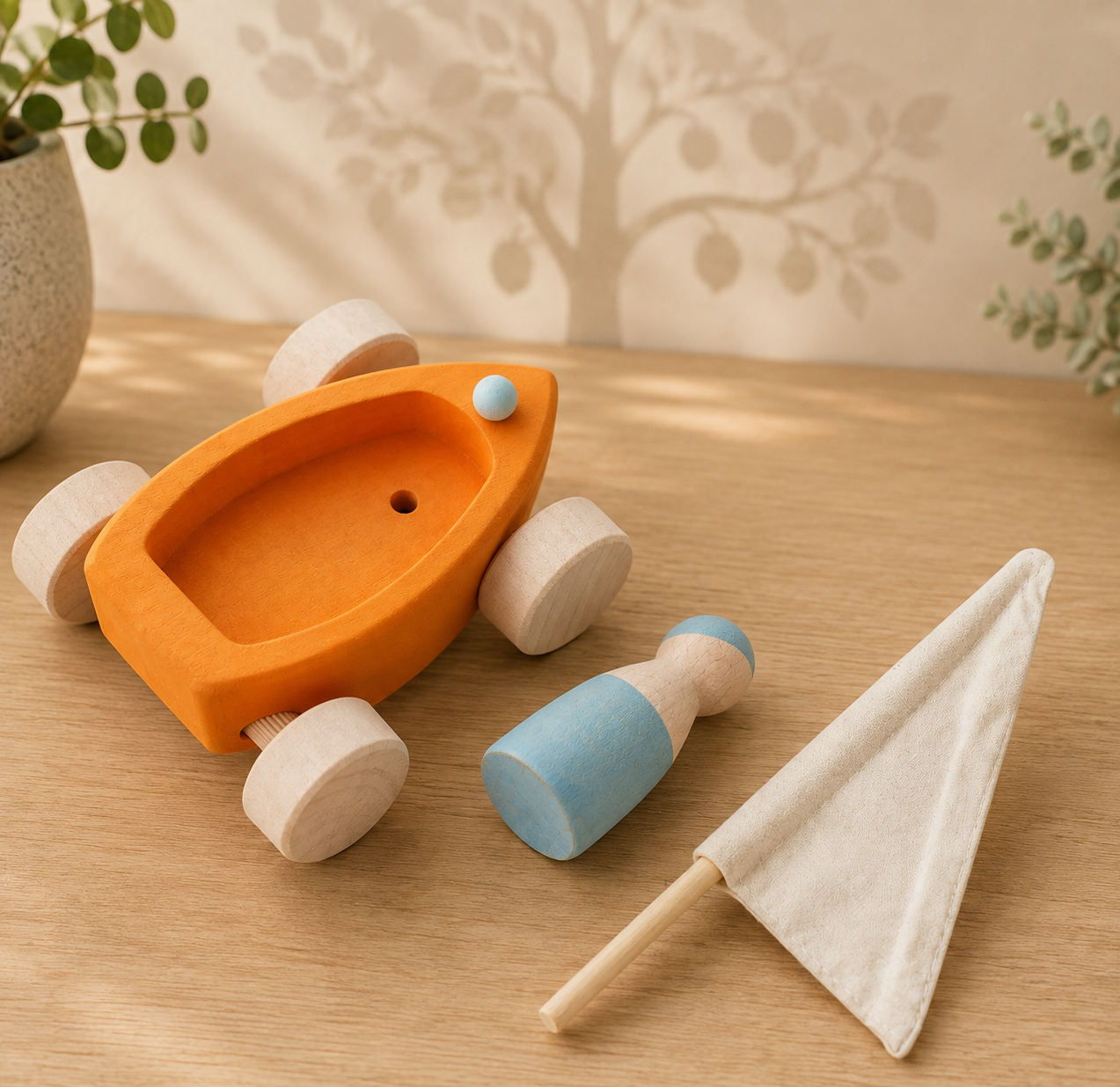 Little Harbor Sailboats – Small World Play Set