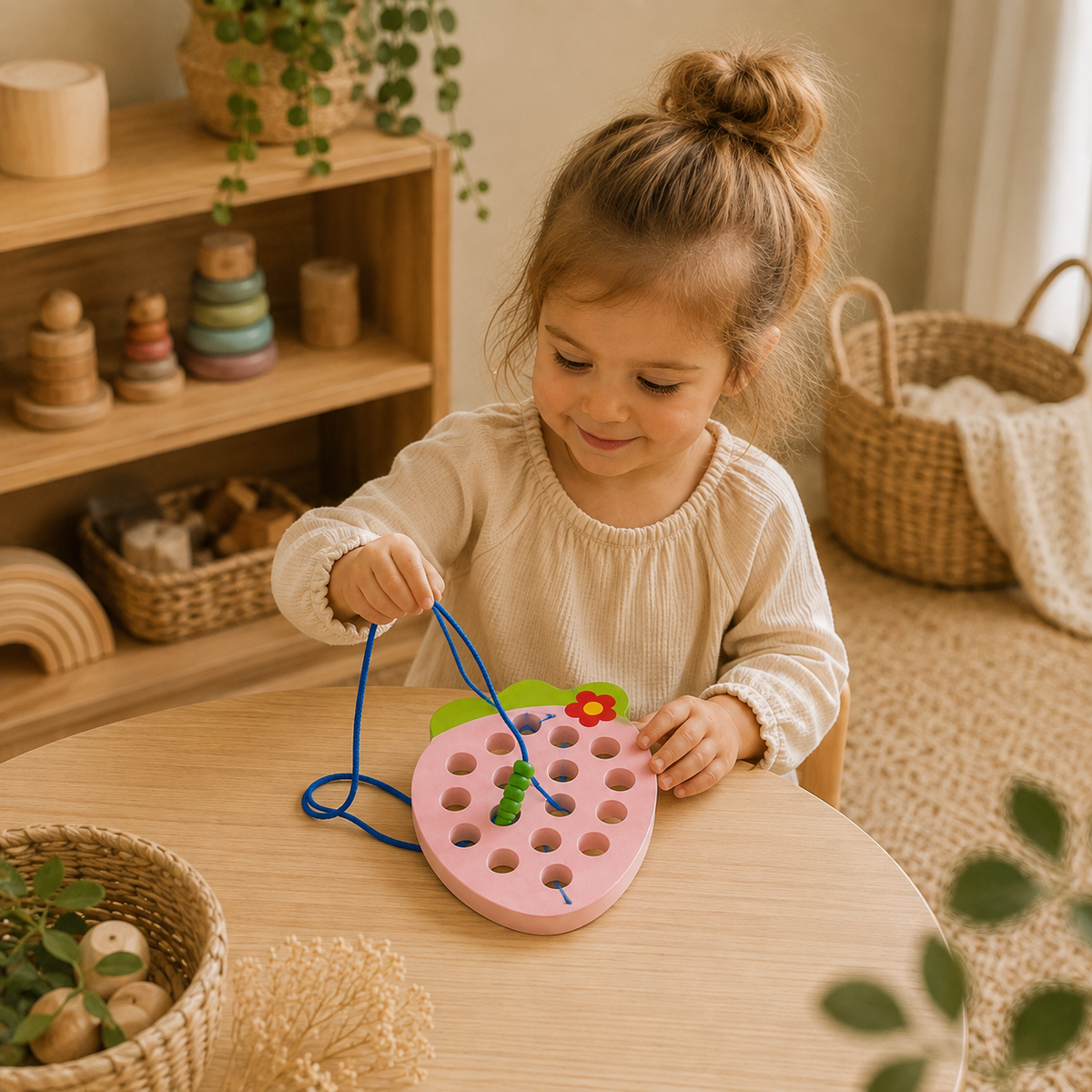 Wooden Fruit Lacing Boards