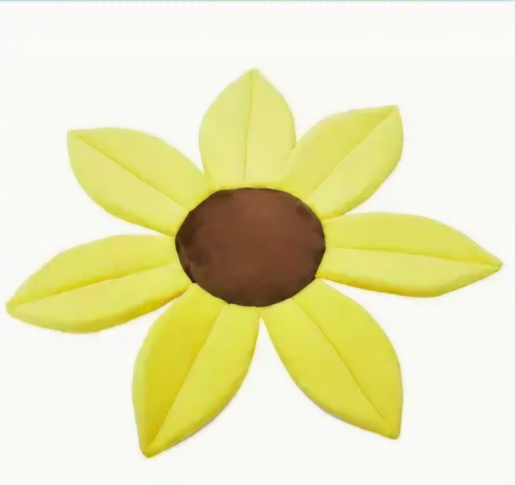 Baby Blooming Bath Support Mat – Soft Plush Flower Seat