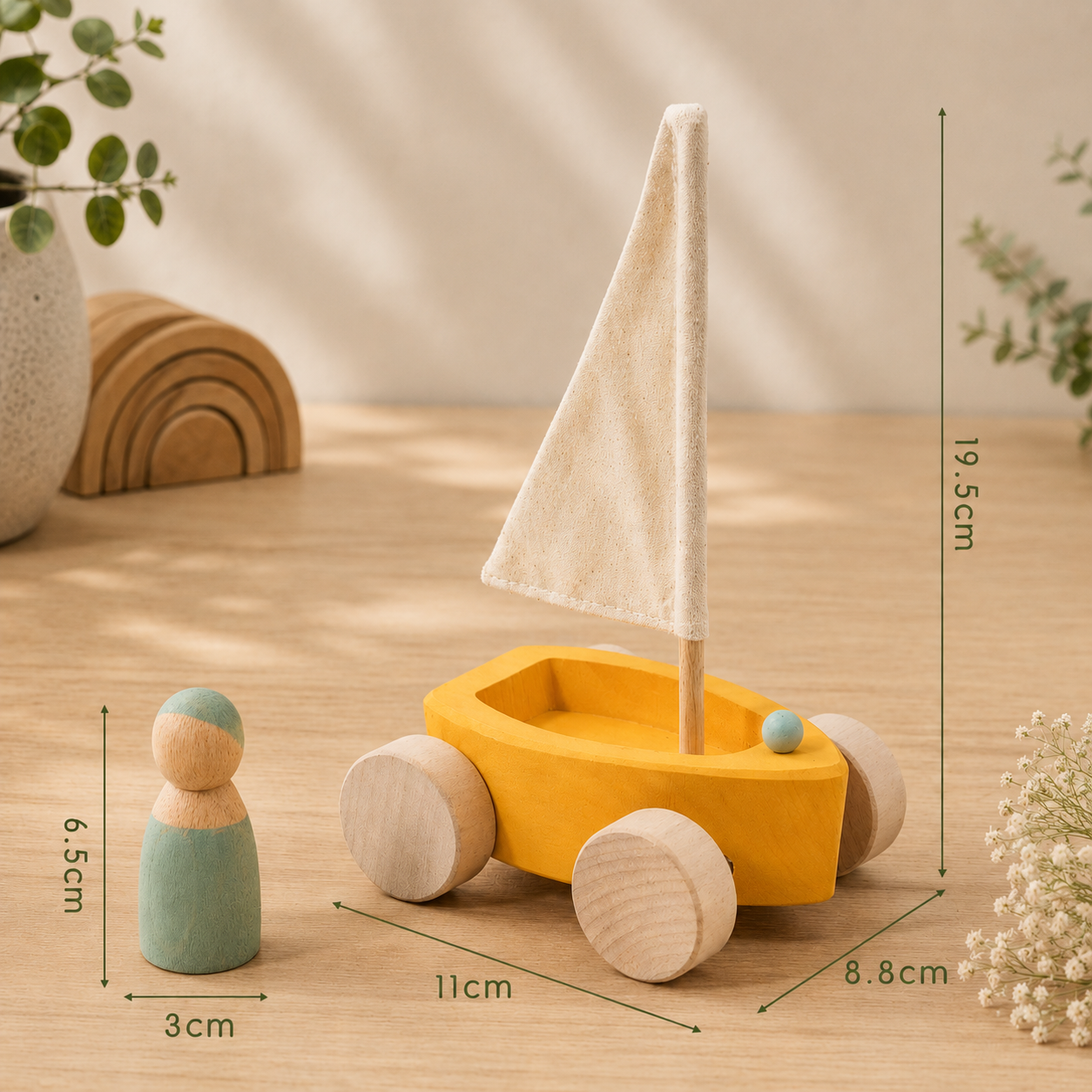 Little Harbor Sailboats – Small World Play Set