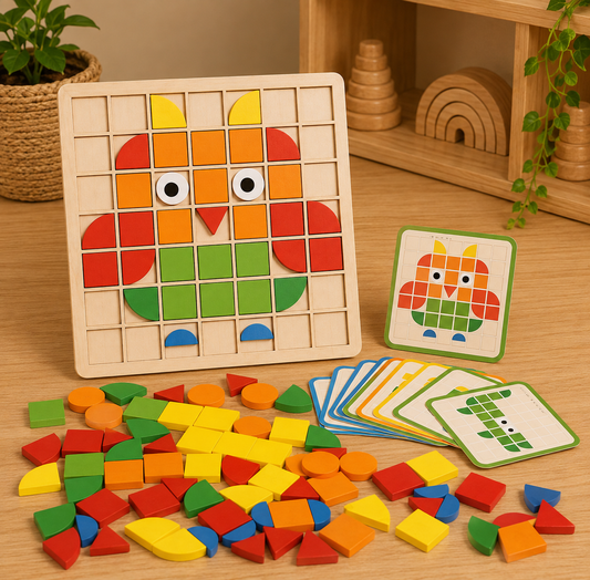 Pattern Block Mosaic Learning Set