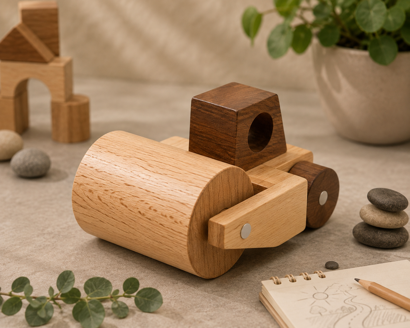 Wooden Construction & Community Vehicles Collection