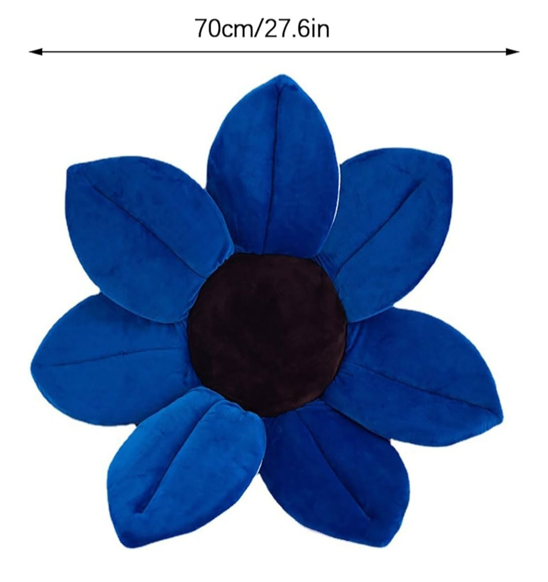 Baby Blooming Bath Support Mat – Soft Plush Flower Seat