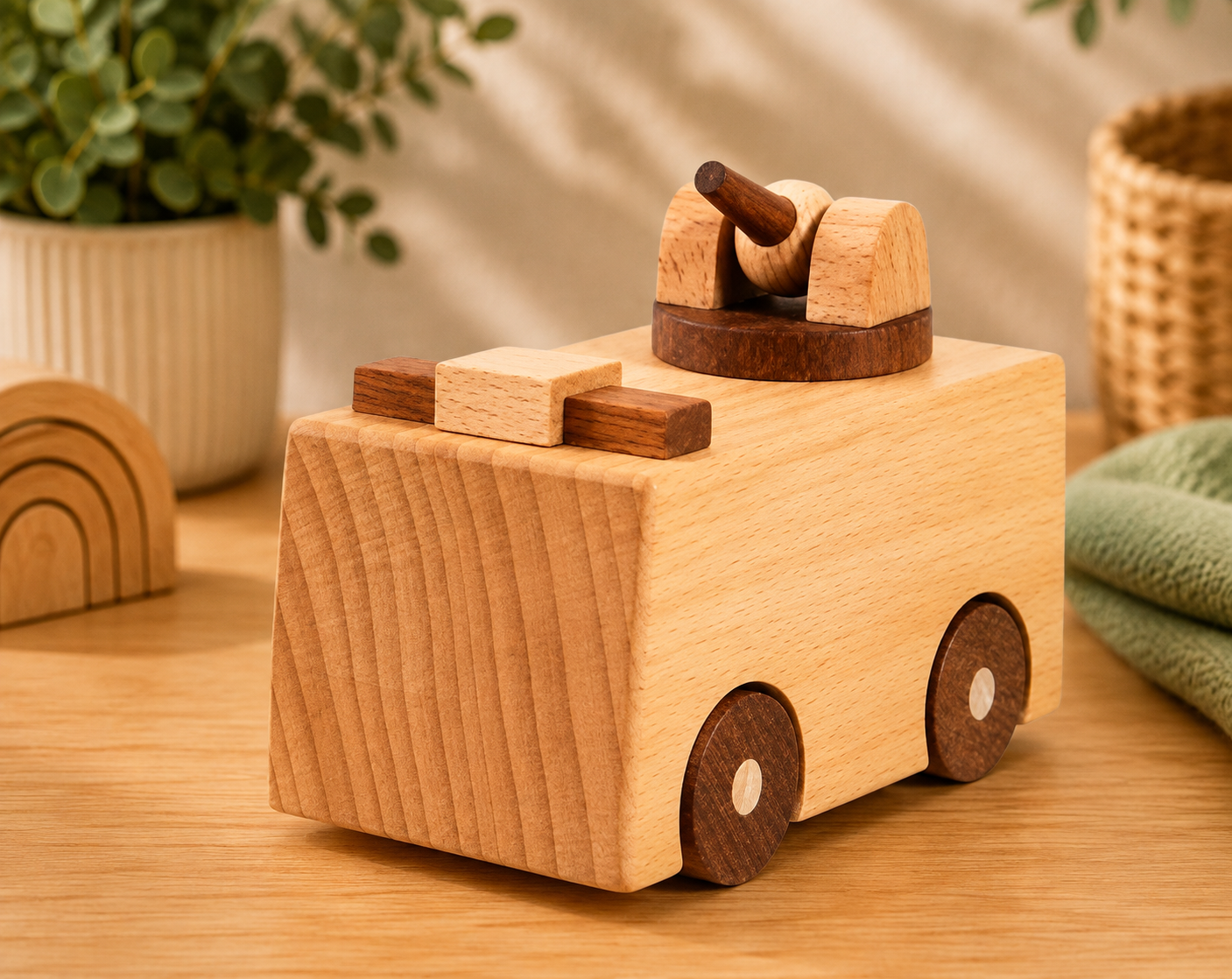 Wooden Construction & Community Vehicles Collection