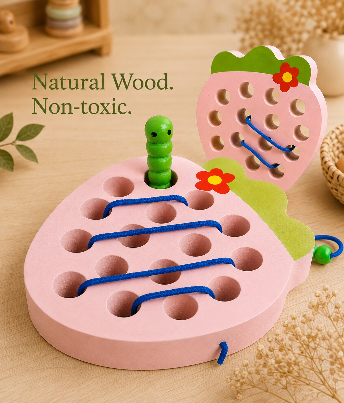 Wooden Fruit Lacing Boards