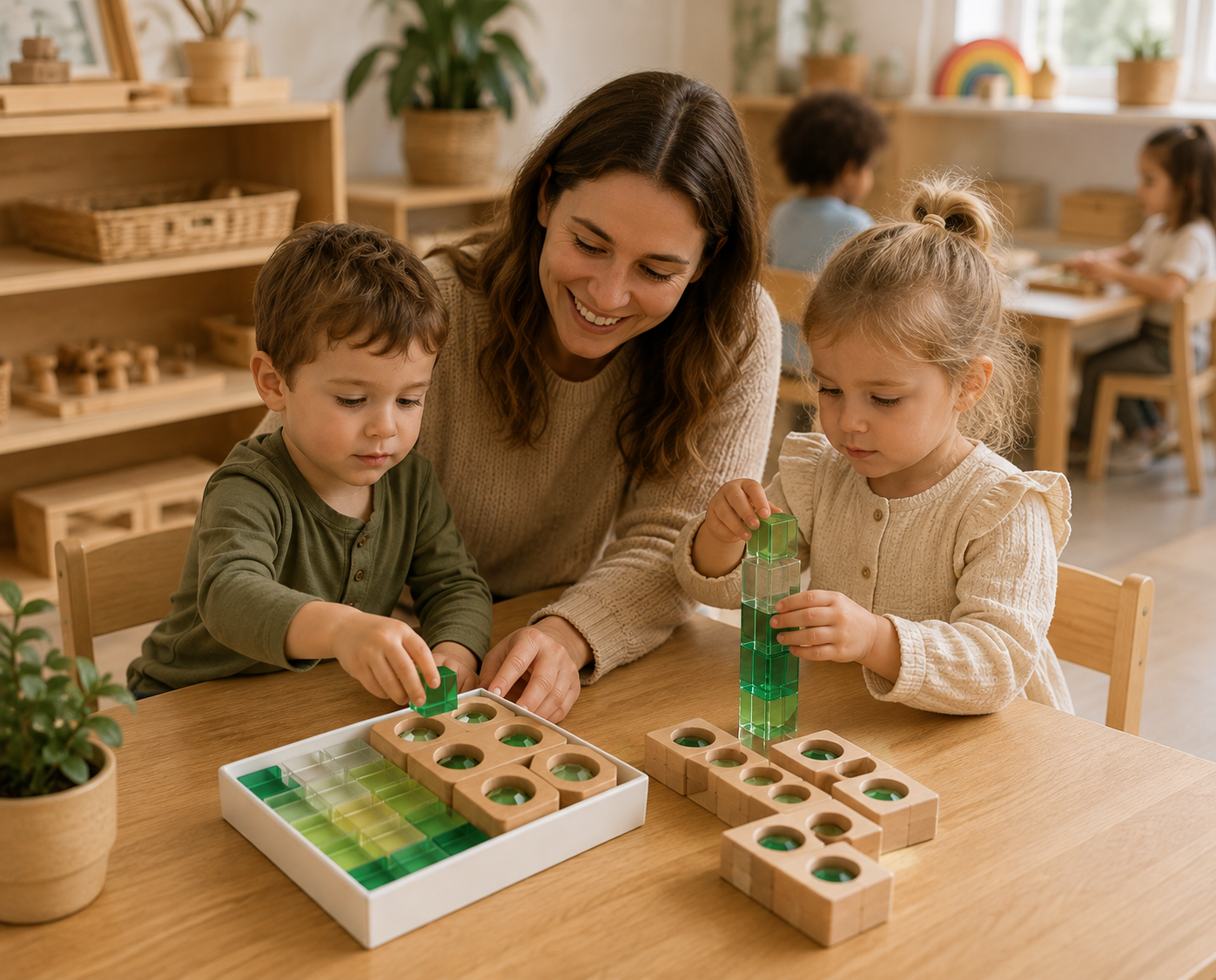 Color Light Play Gem Block Set