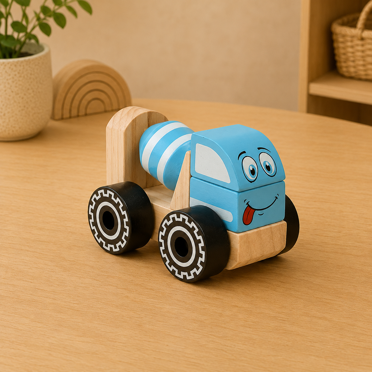 Mix & Build Wooden Construction Vehicles