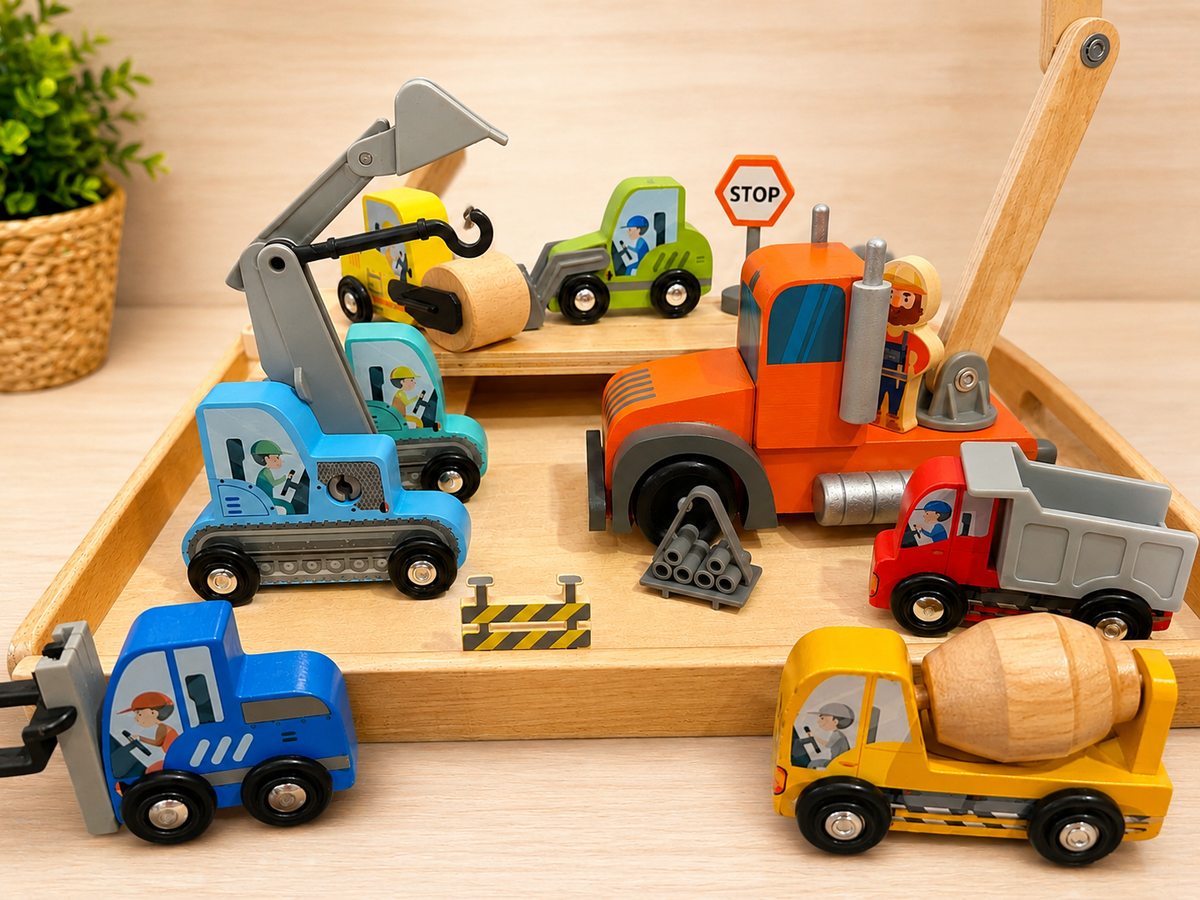 Construction Transport Truck & Vehicle Set