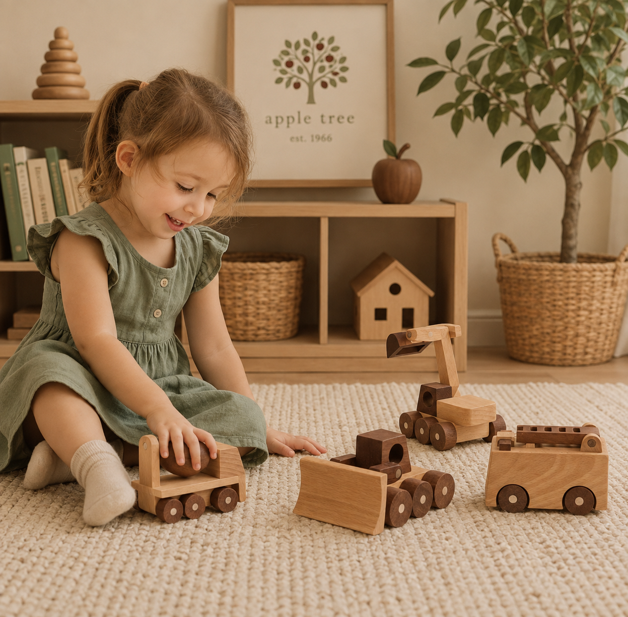Wooden Construction & Community Vehicles Collection