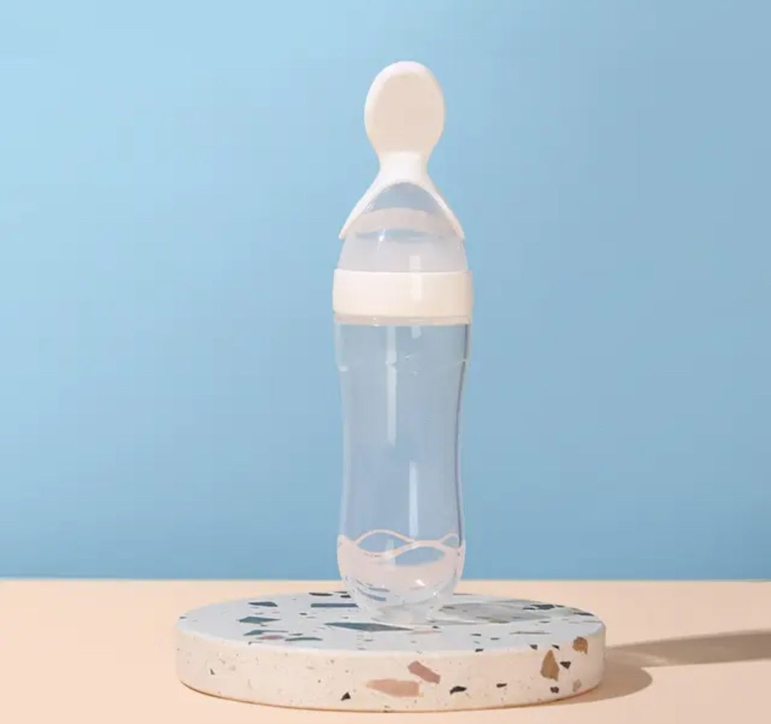 Silicone Baby Food Feeder Spoons – 3 Pack (3 oz)