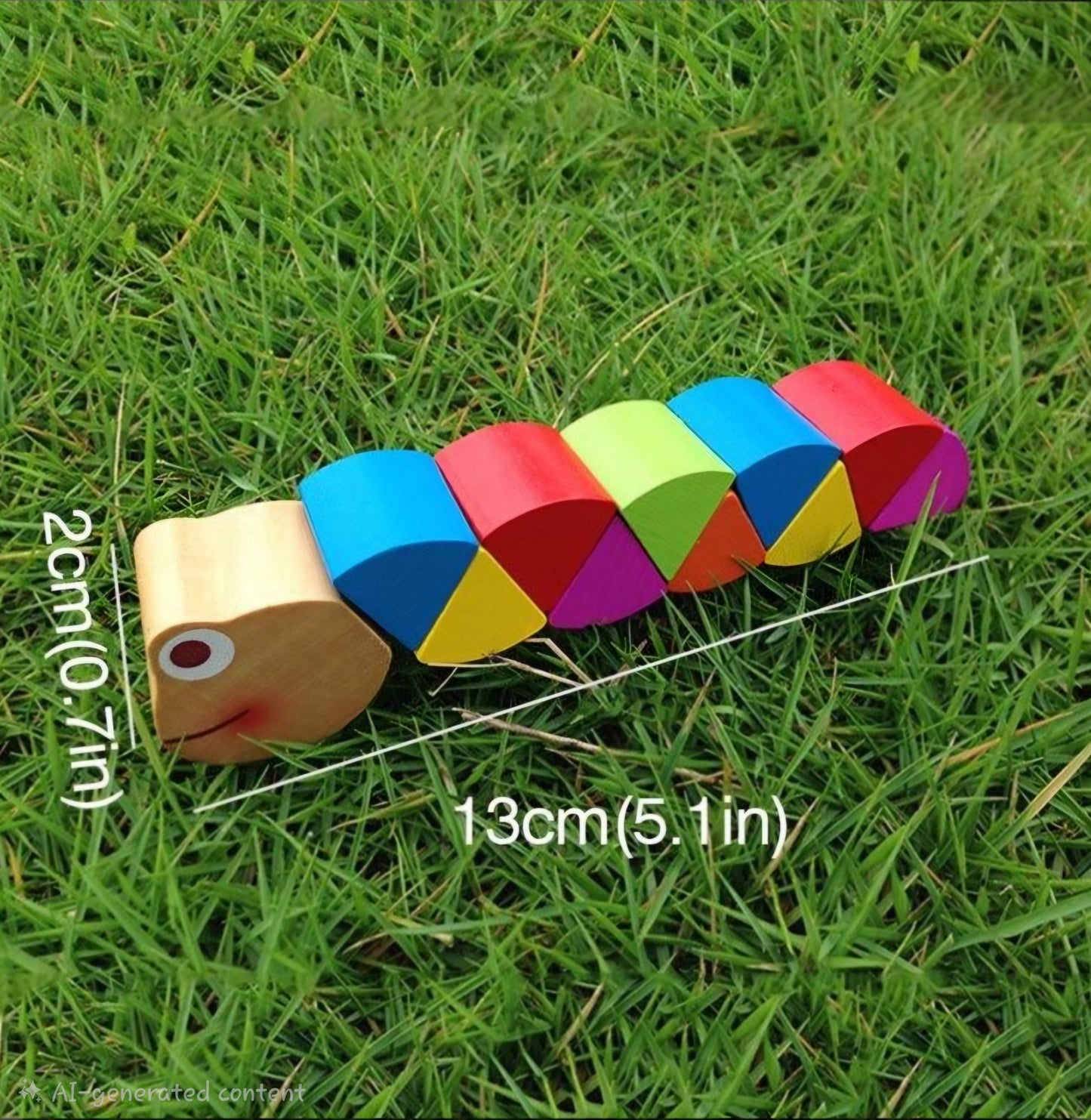 Wooden Twist & Turn Crocodile & Caterpillar Fidget Toy