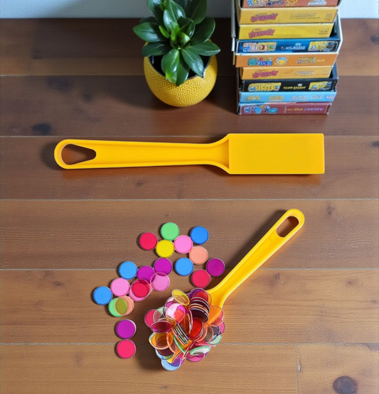 🌈 Magnetic Bingo Chips (150) Set with Wand, Wooden Tray & Screw Top Container