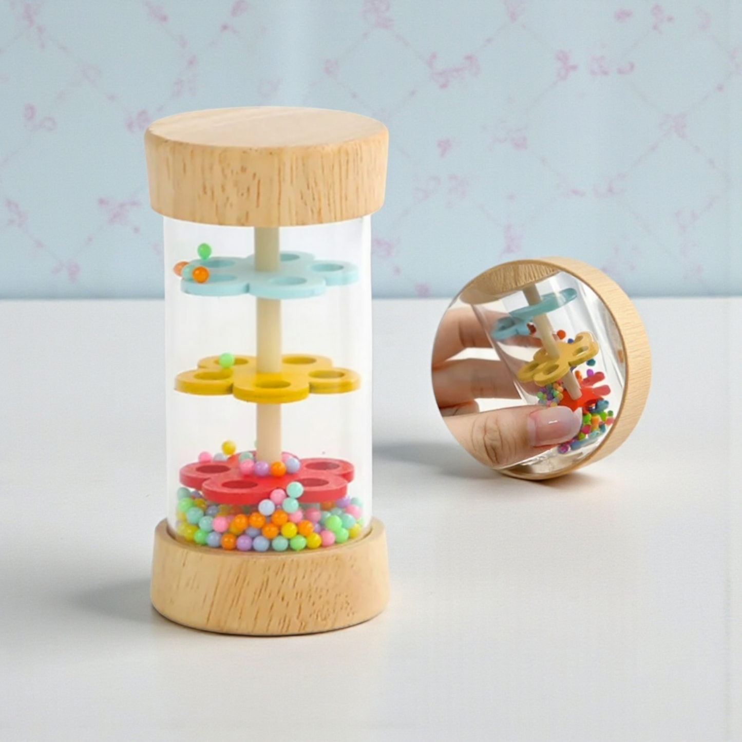 Top Seller! Wooden Rainstick Musical Toy (small or large)