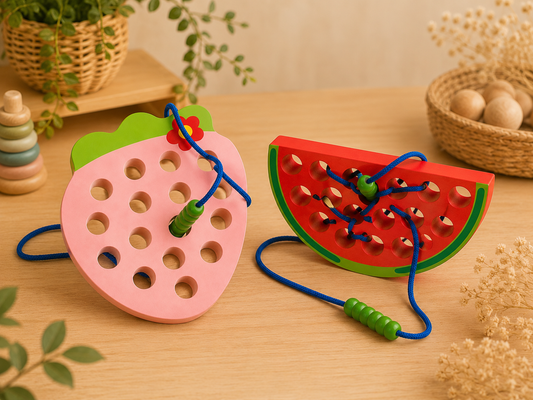 Wooden Fruit Lacing Boards
