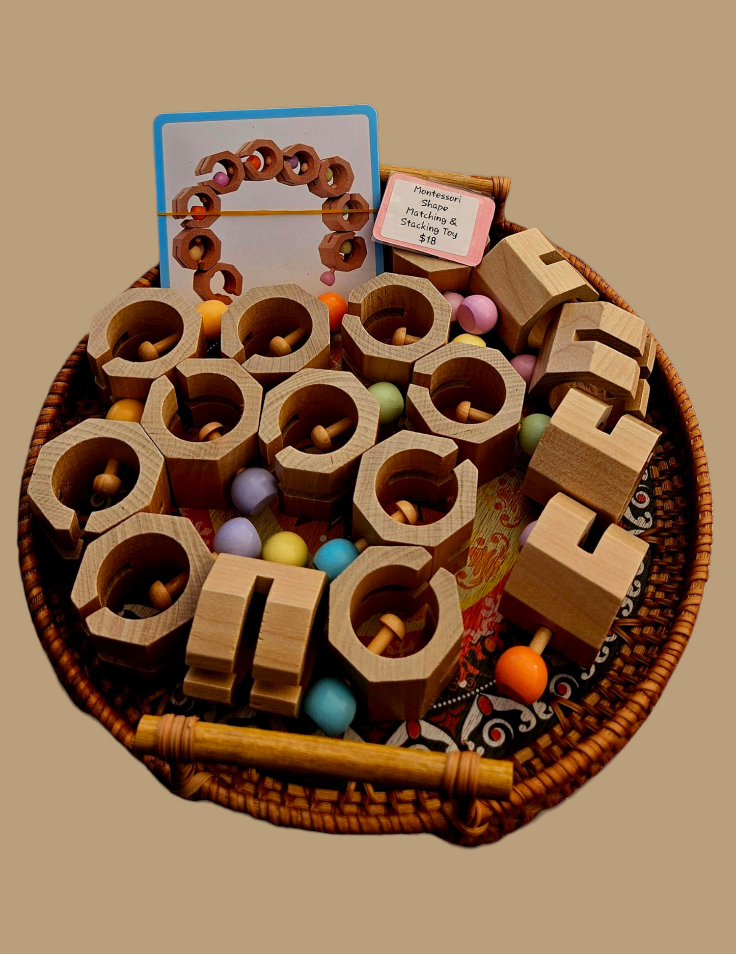 Christmas Countdown Sale Price! 🎄 Shape Matching & Stacking Toy