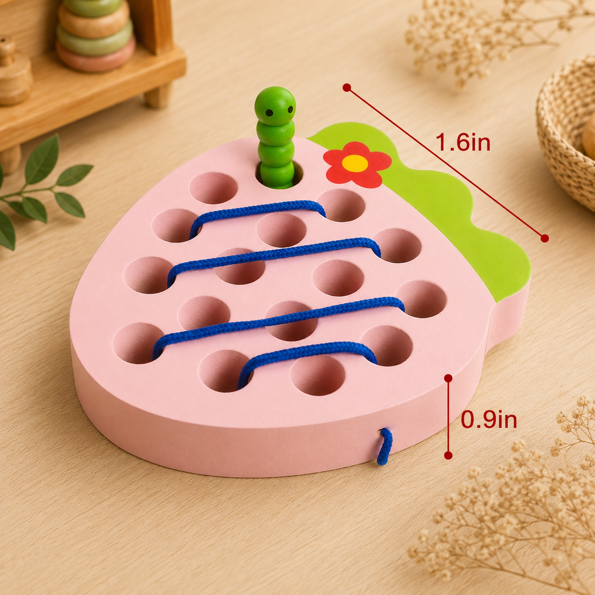 Wooden Fruit Lacing Boards