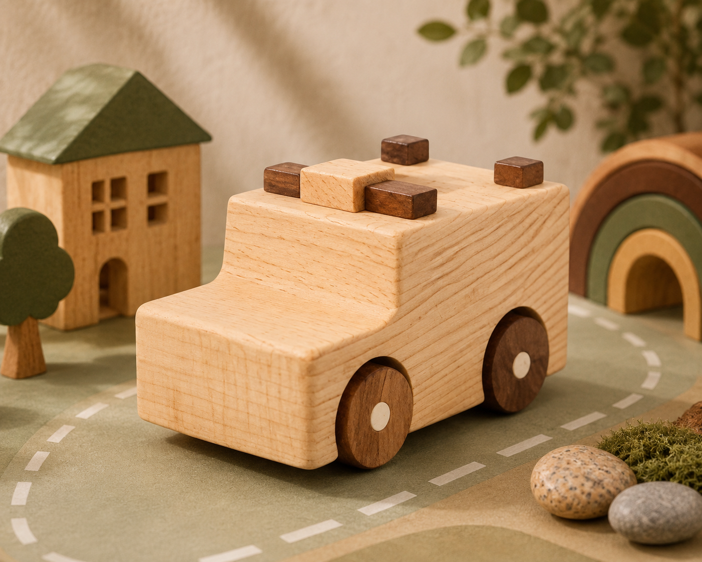 Wooden Construction & Community Vehicles Collection