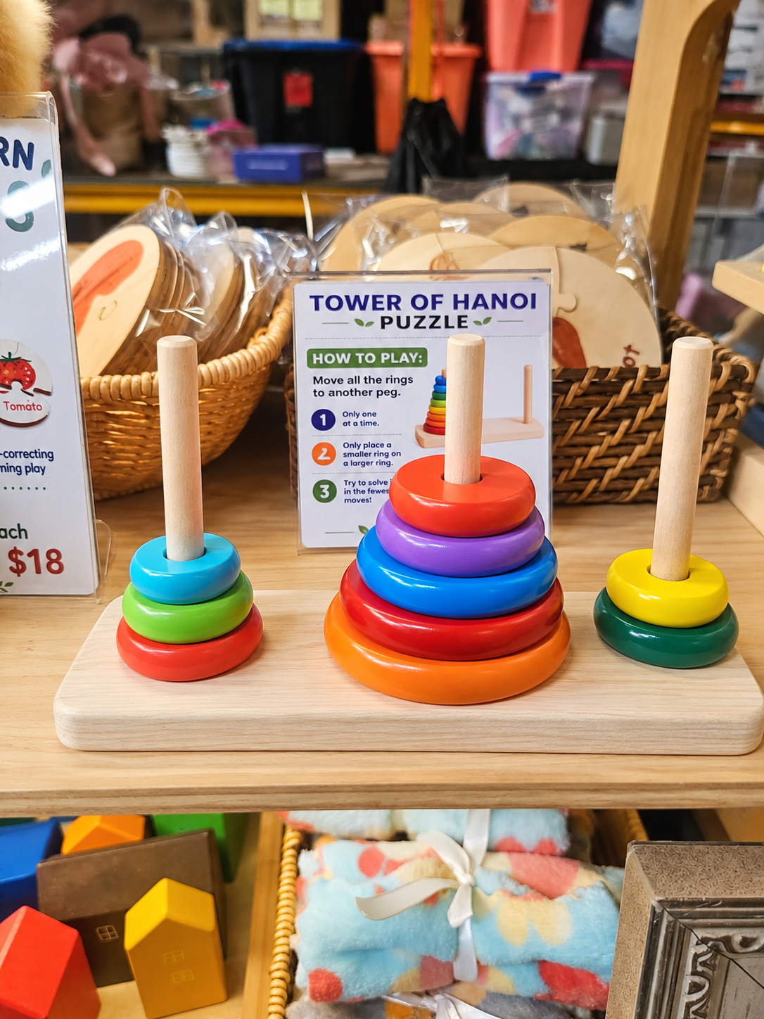 Montessori Tower of Hanoi Puzzle