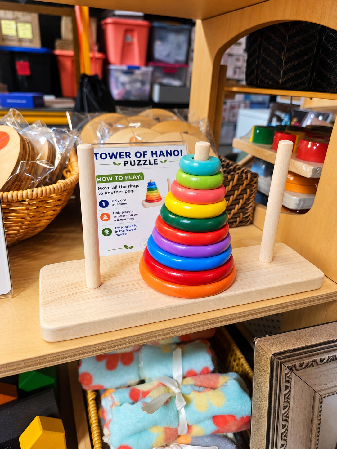 Montessori Tower of Hanoi Puzzle