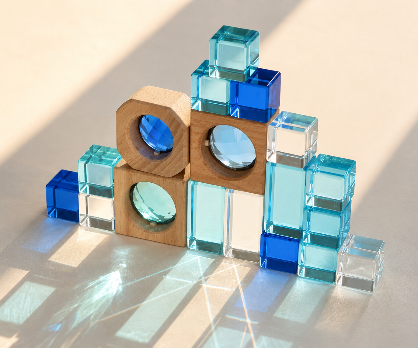 Color Light Play Gem Block Set