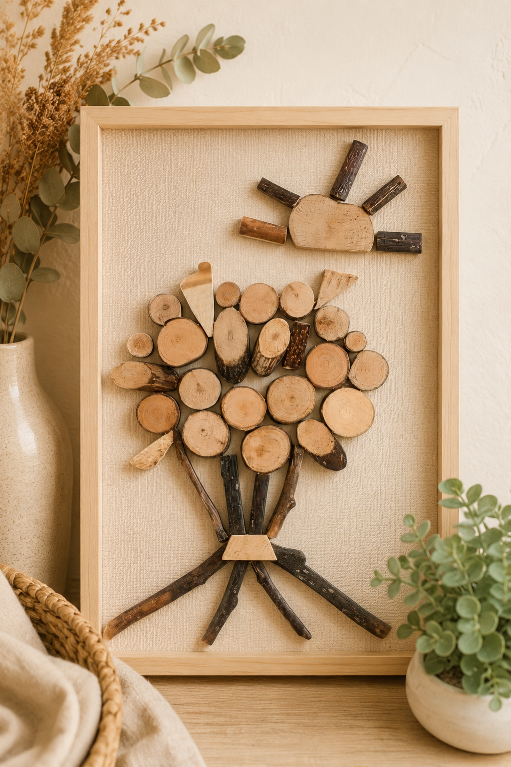 Nature Loose Parts Sorting Tray