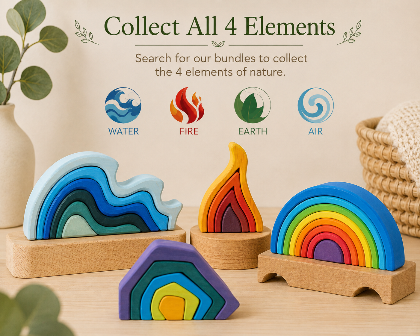 Waves Element Stacking Blocks
