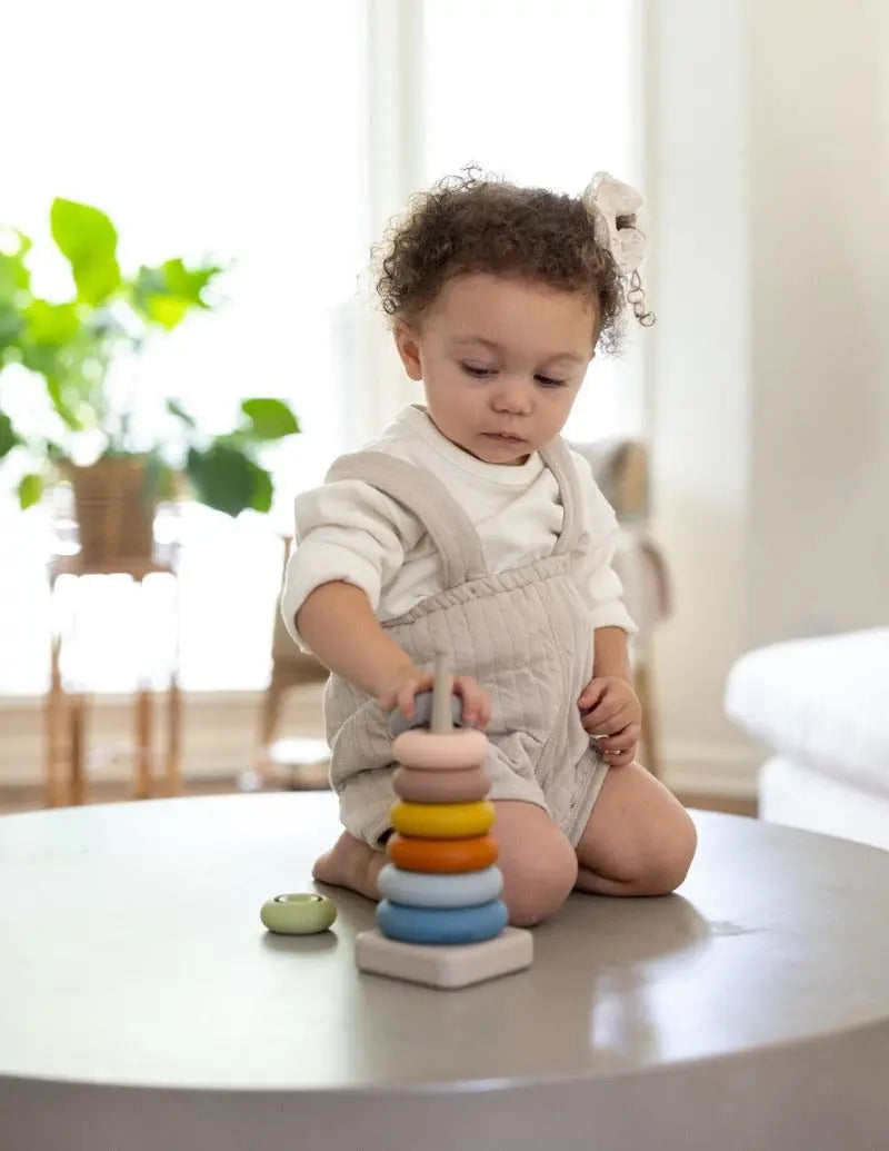 Silicone Ring Stacking Toy – 10pc| LYTL®️